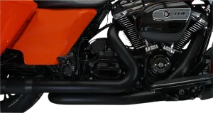 1802-0399 - KHROME WERKS Aggressor 2-into-1-into-2 Header - Black 200920
