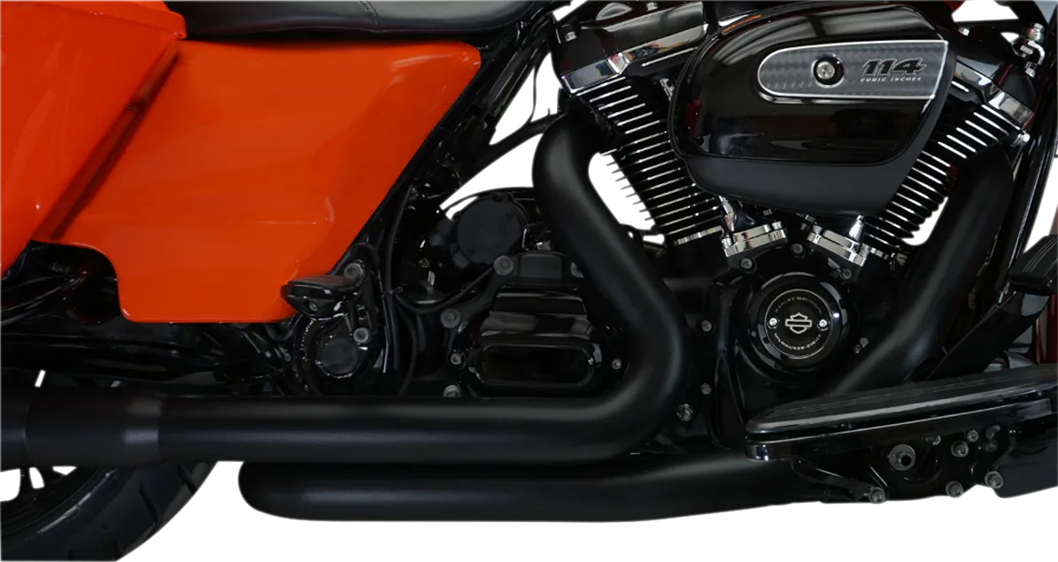 1802-0399 - KHROME WERKS Aggressor 2-into-1-into-2 Header - Black 200920