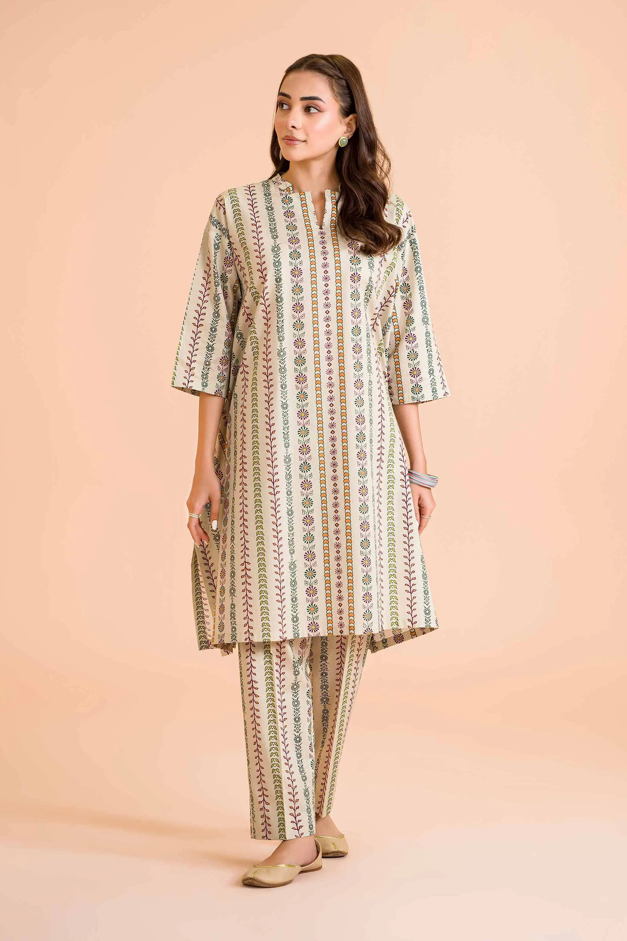 2 Piece - Printed Suit - PE24-356