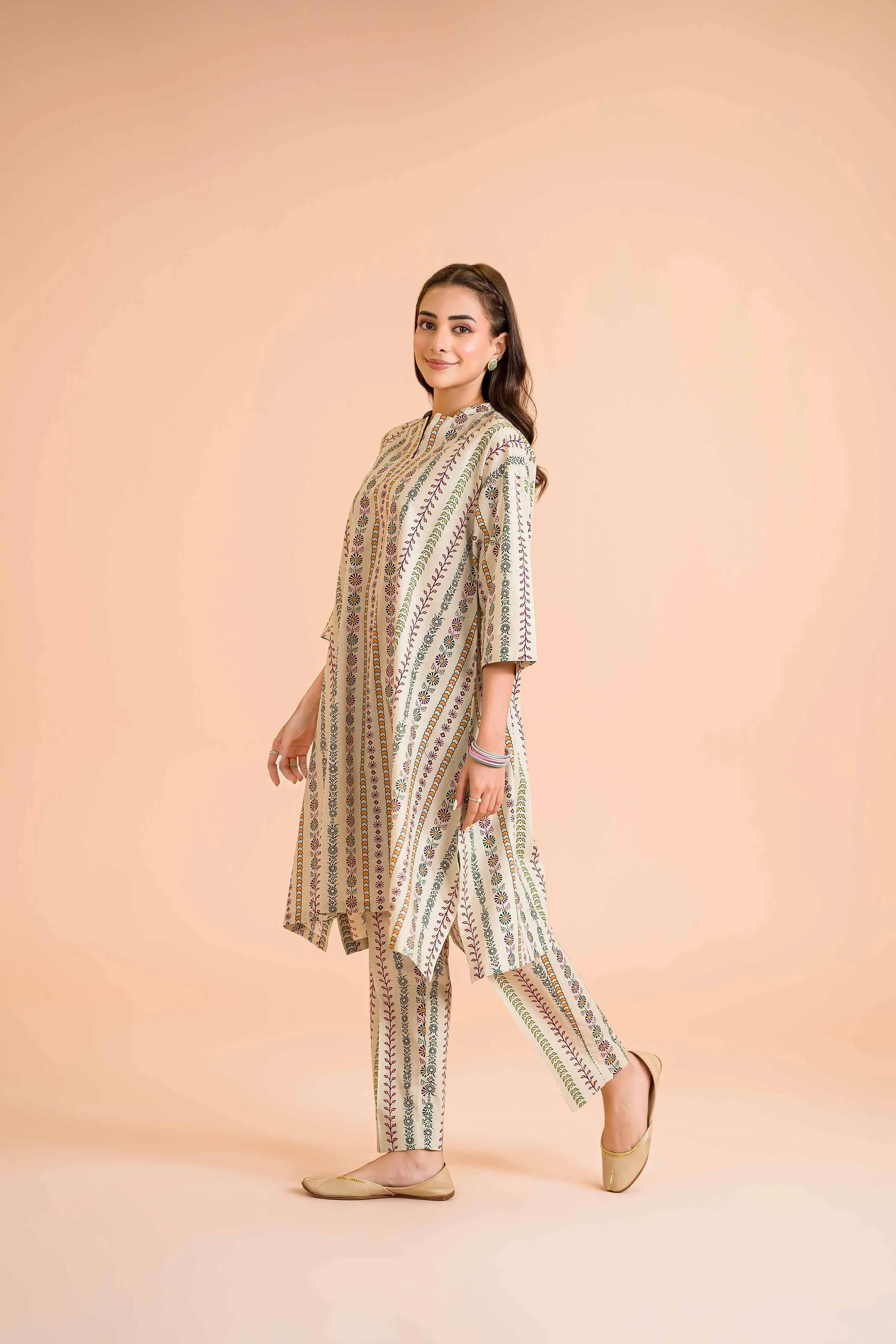 2 Piece - Printed Suit - PE24-356