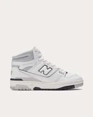 650 White / Cloud Grey High Top Sneakers