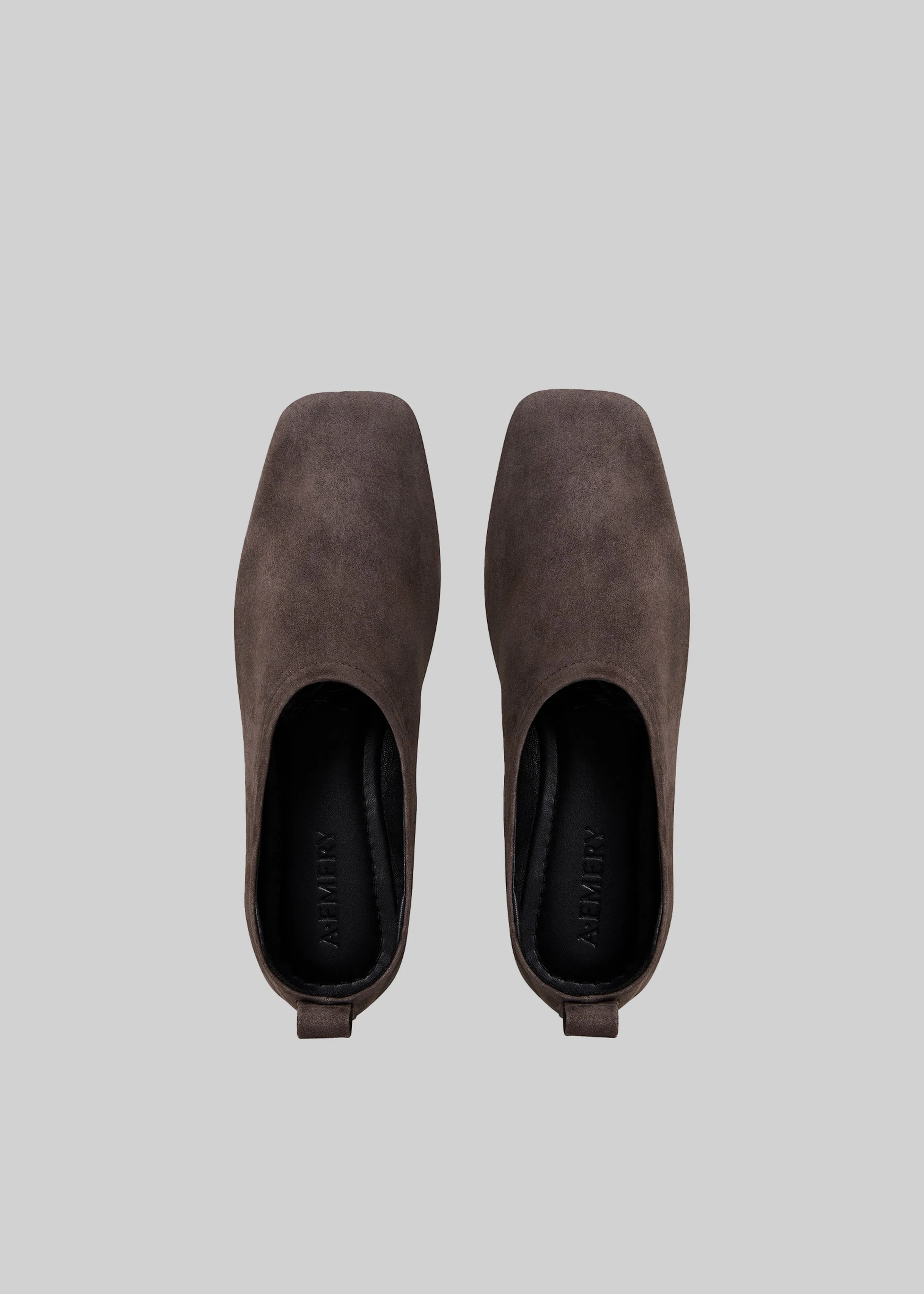 A.Emery Pia Flats - Mulch Suede