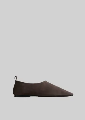 A.Emery Pia Flats - Mulch Suede