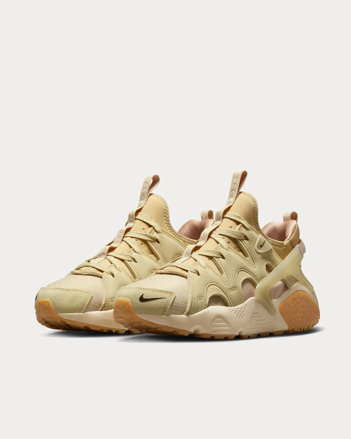 Air Huarache Craft Sand Drift / Team Gold / Pink Oxford / Earth Low Top Sneakers