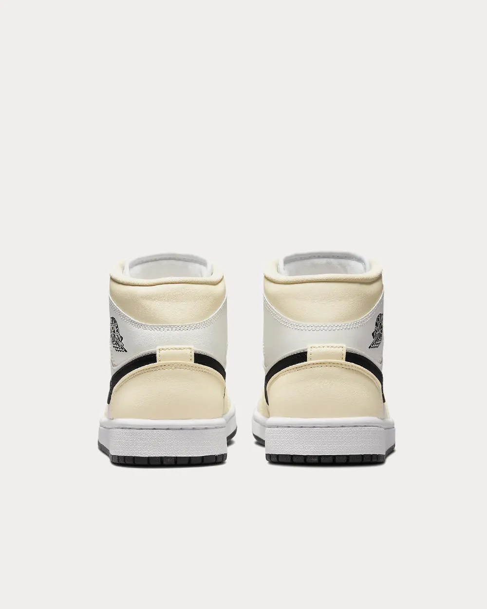 Air Jordan 1 Mid Coconut Milk / Summit White / White / Black High Top Sneakers