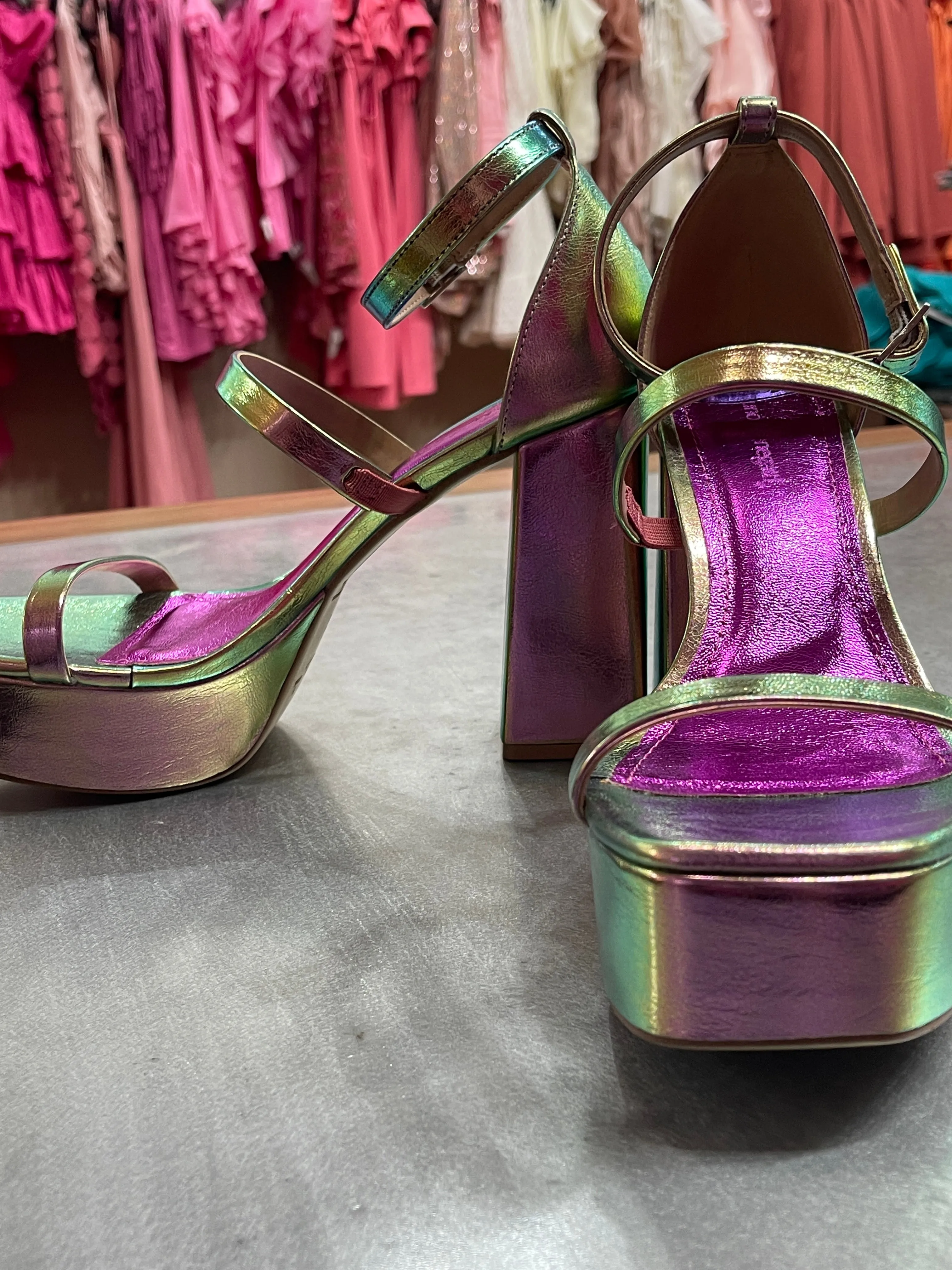 Amethyst Dress Platform Sandals