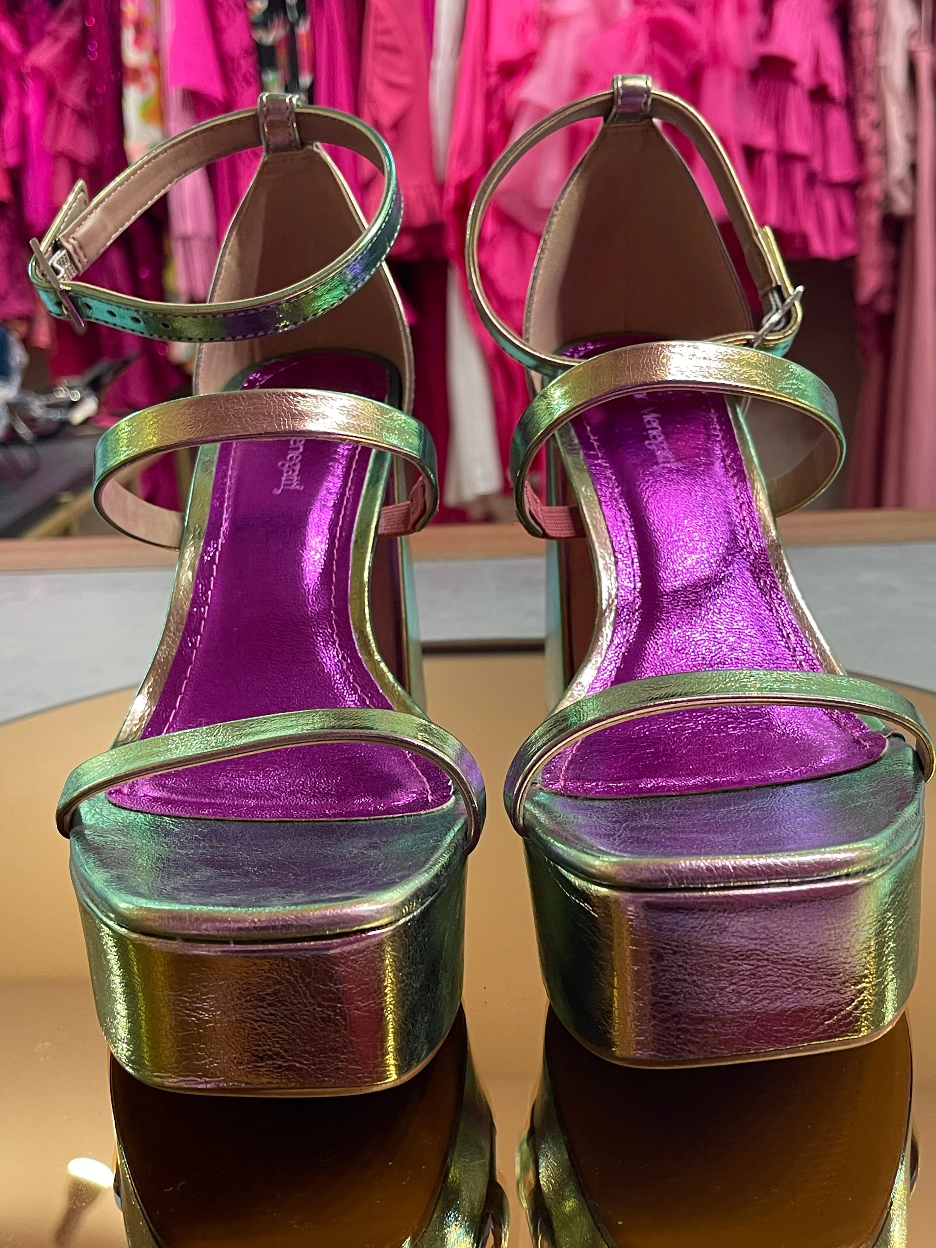 Amethyst Dress Platform Sandals