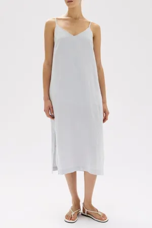 Assembly Vallory Linen Slip Dress Blue Haze