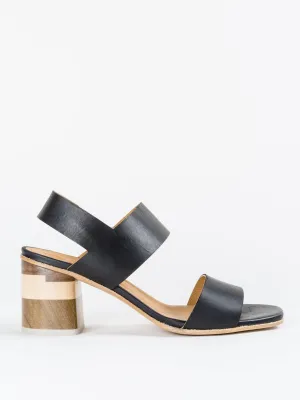 bask t-heel - talco black