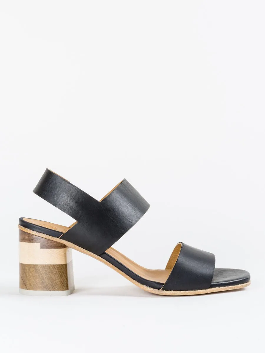 bask t-heel - talco black