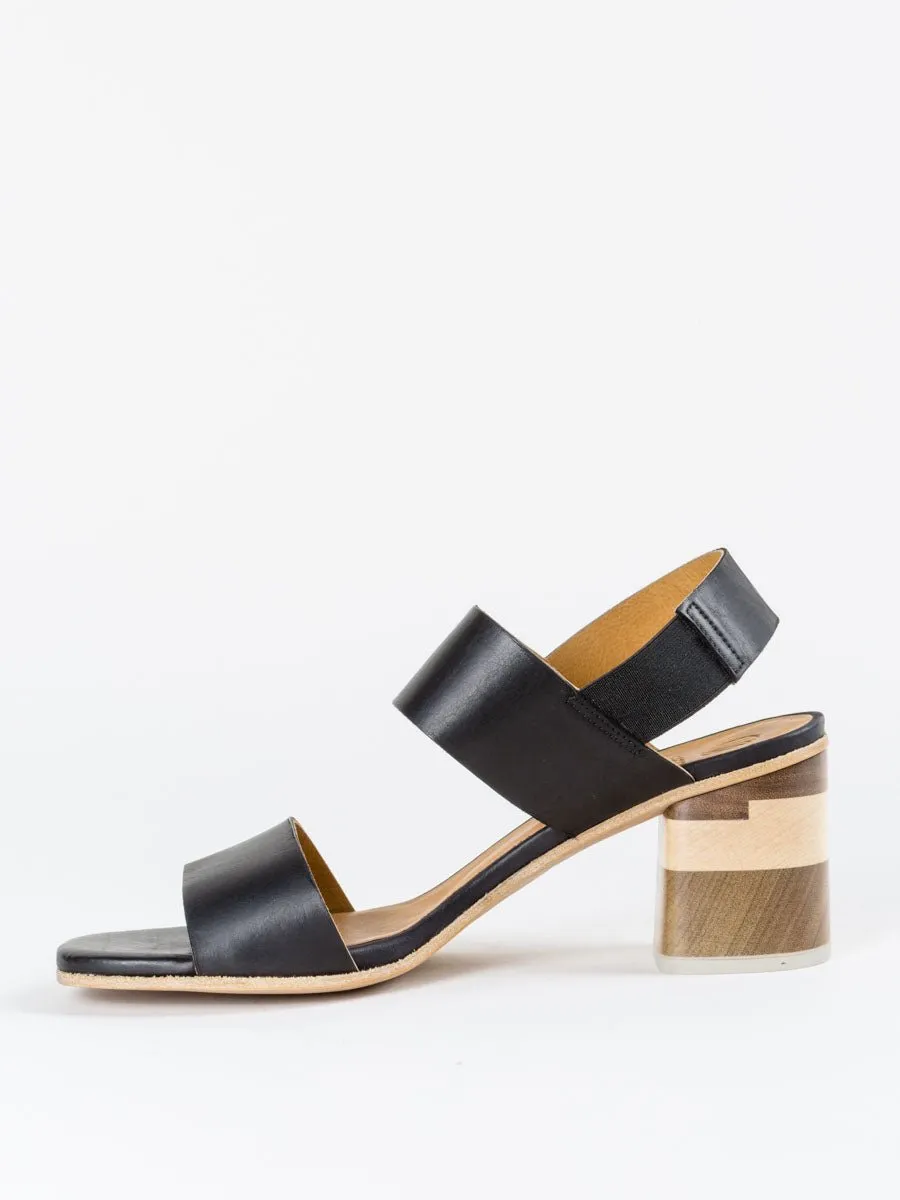 bask t-heel - talco black