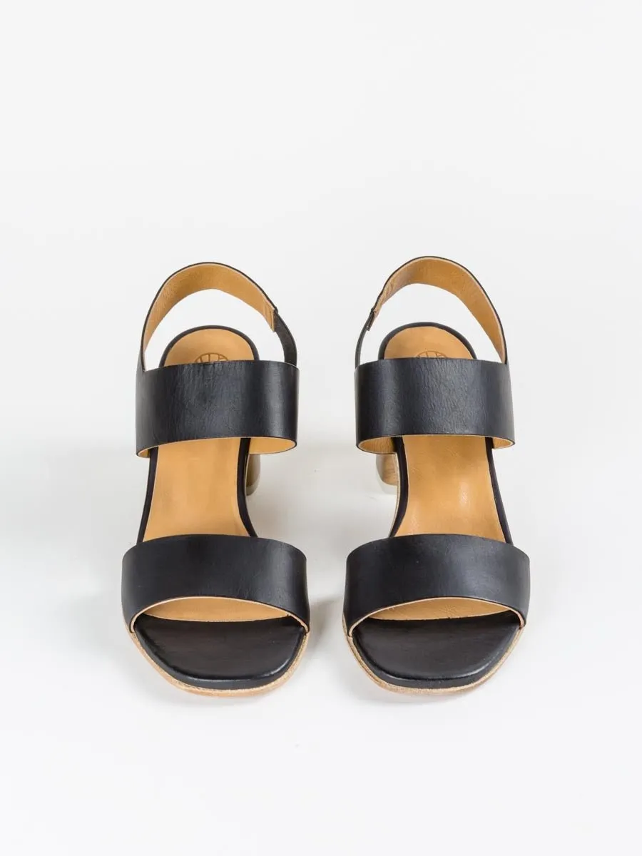 bask t-heel - talco black