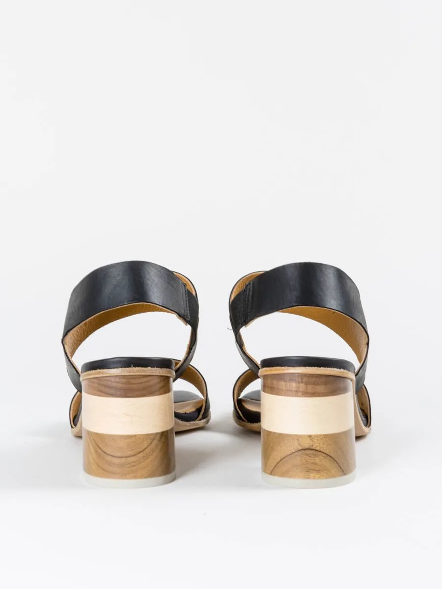 bask t-heel - talco black