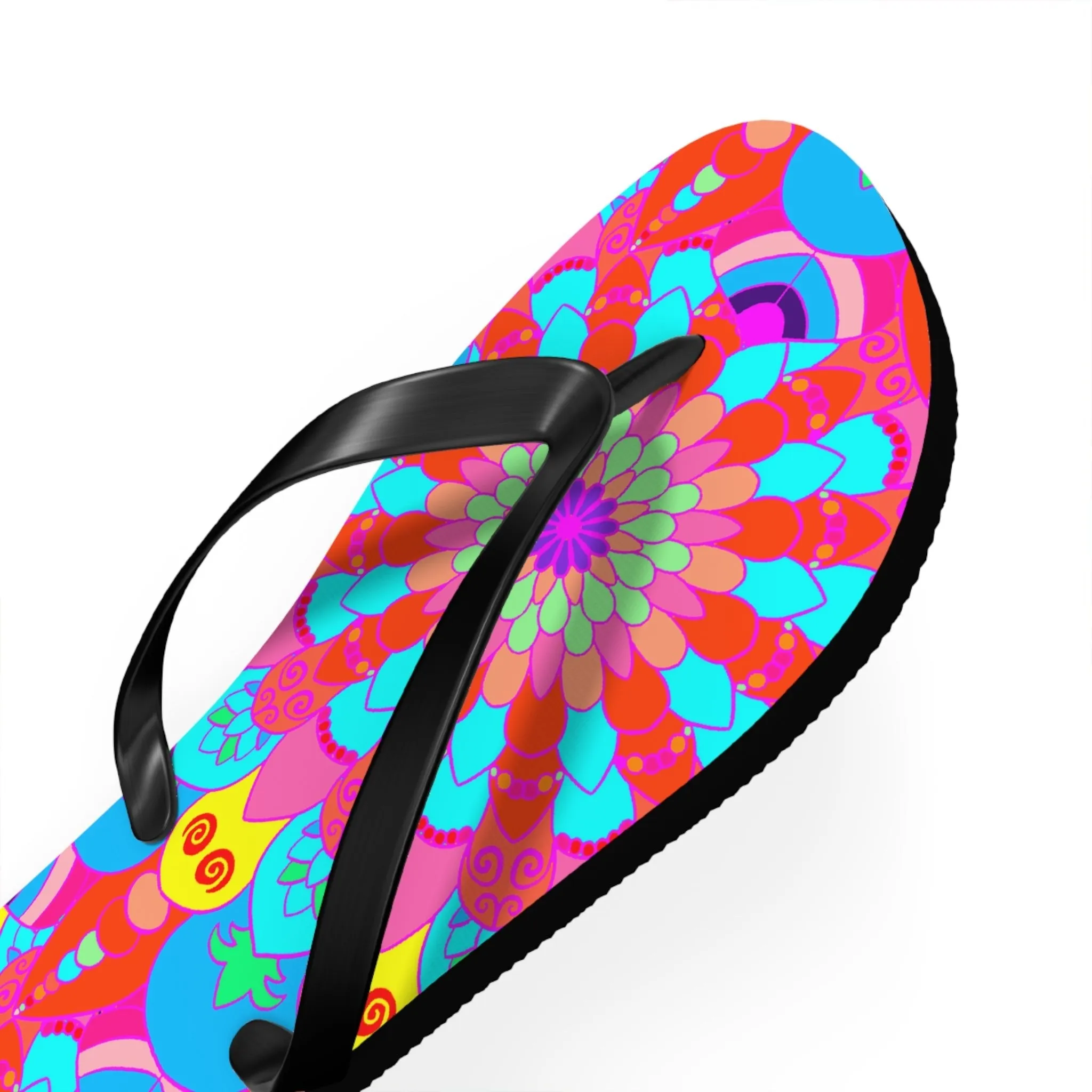 Boho Mandala Flip Flops - Summer Style