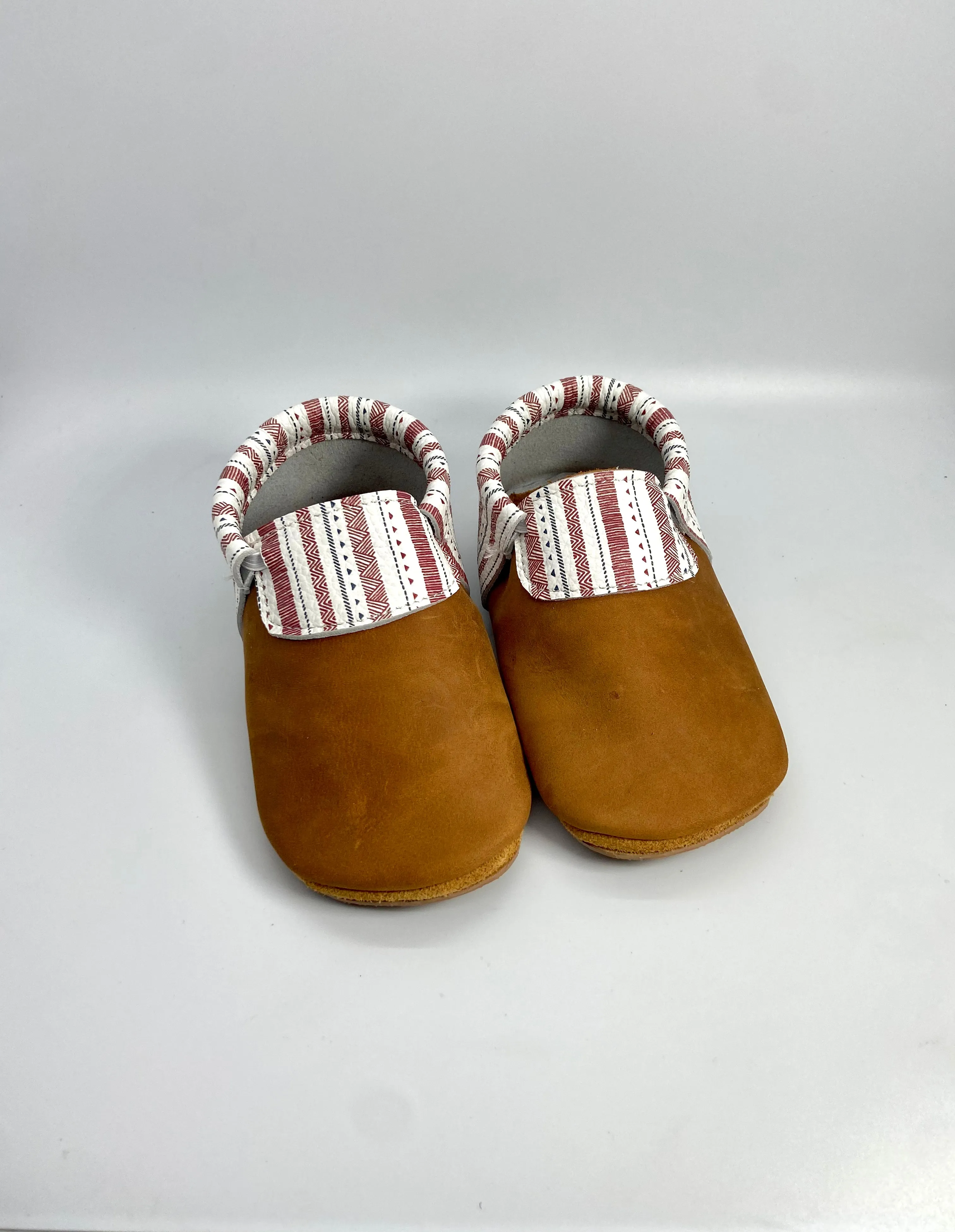 Boho Striped Camel Loafer