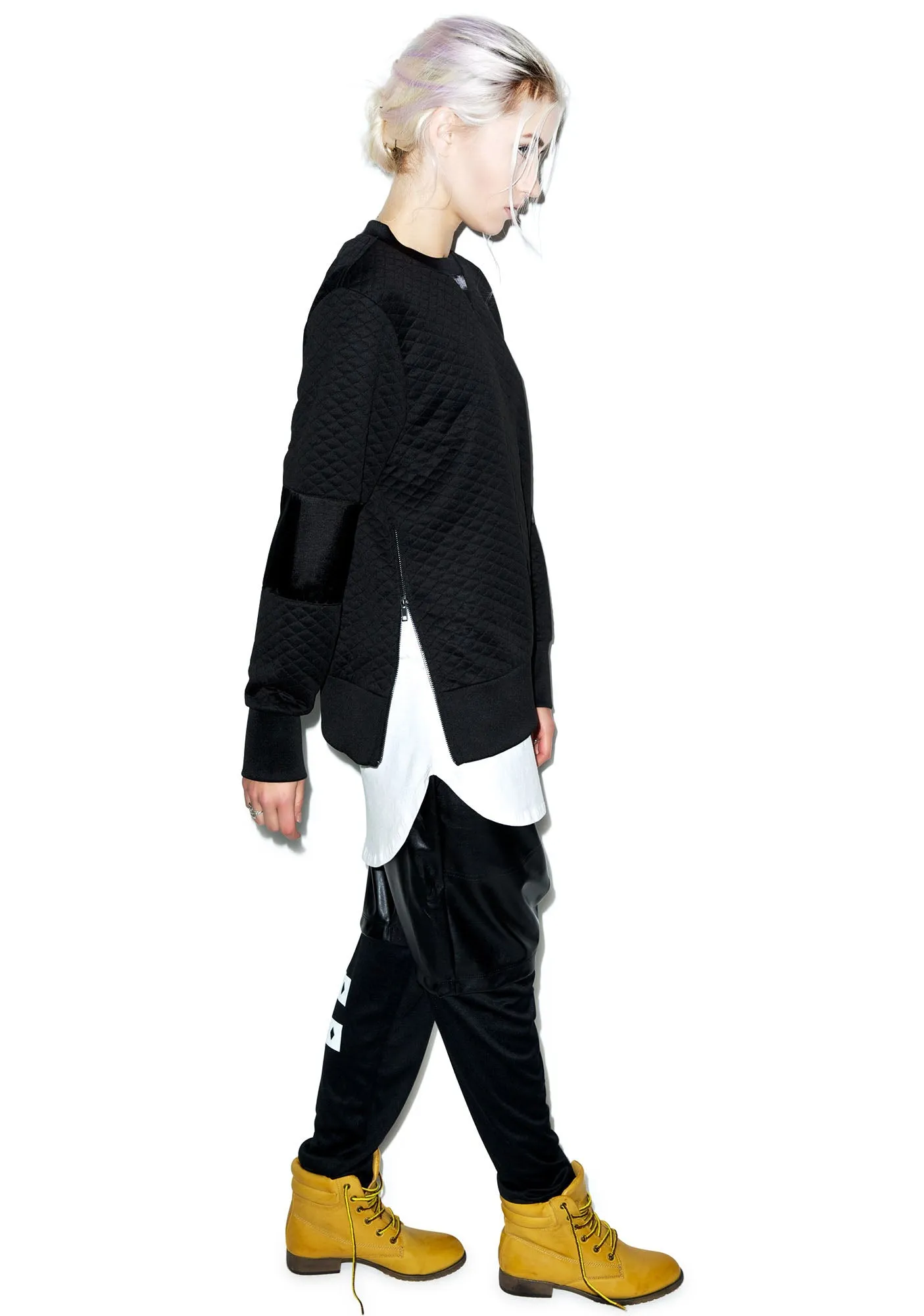 Call Me Quilted Pullover