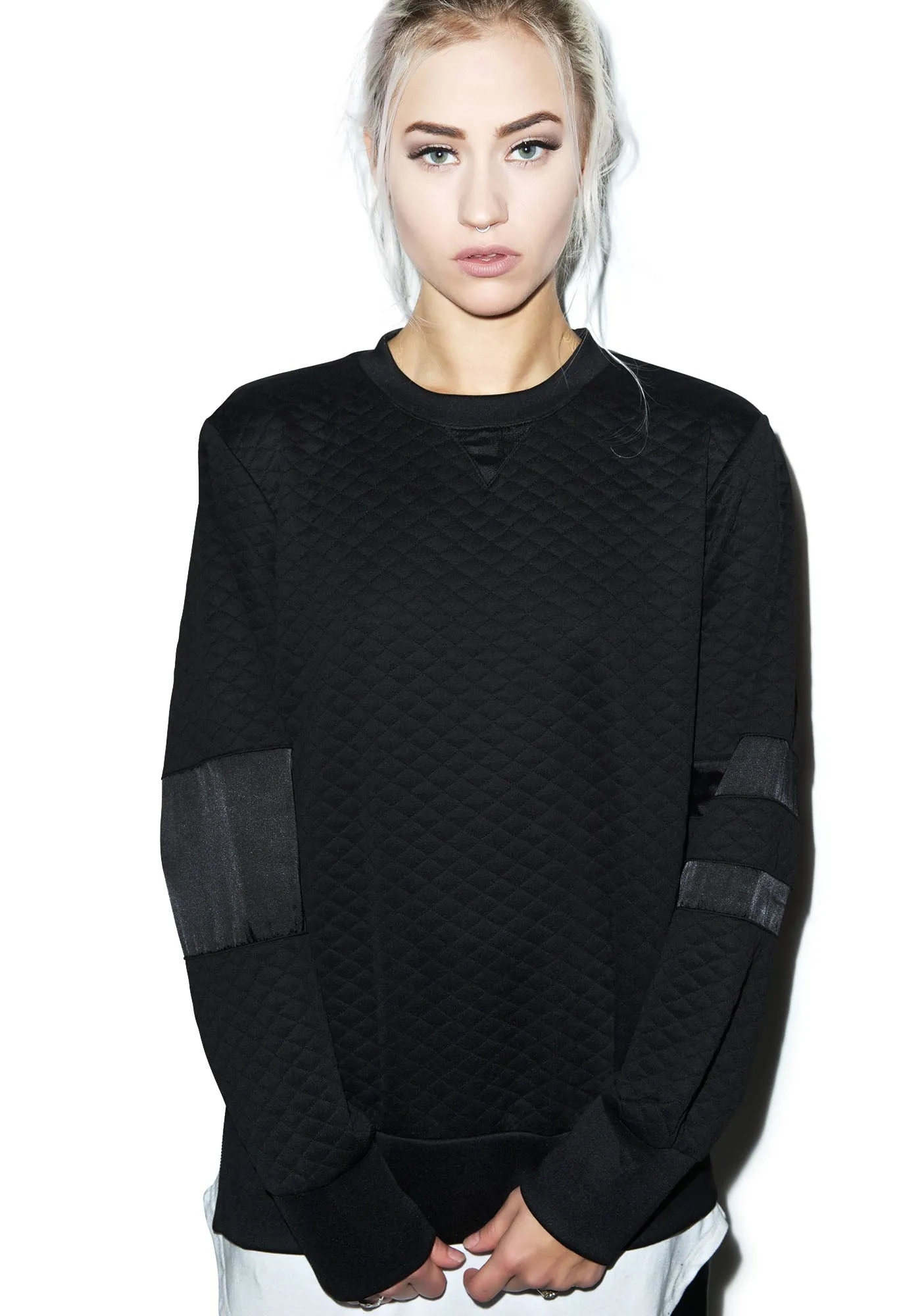 Call Me Quilted Pullover