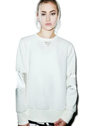 Call Me Quilted Pullover