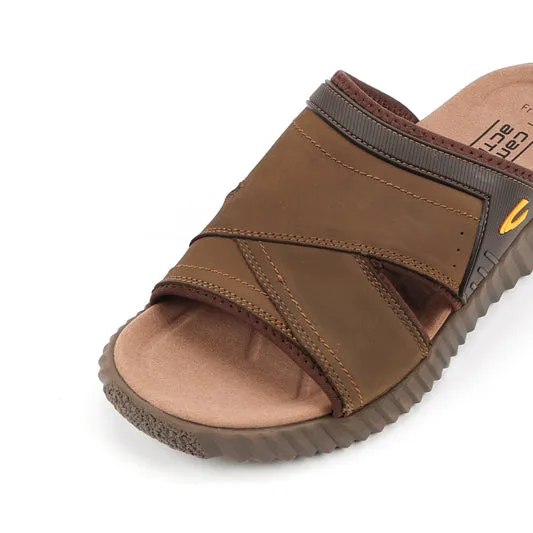 camel active Leather Sandals Men Olive FRED-892503-XC2SV-7