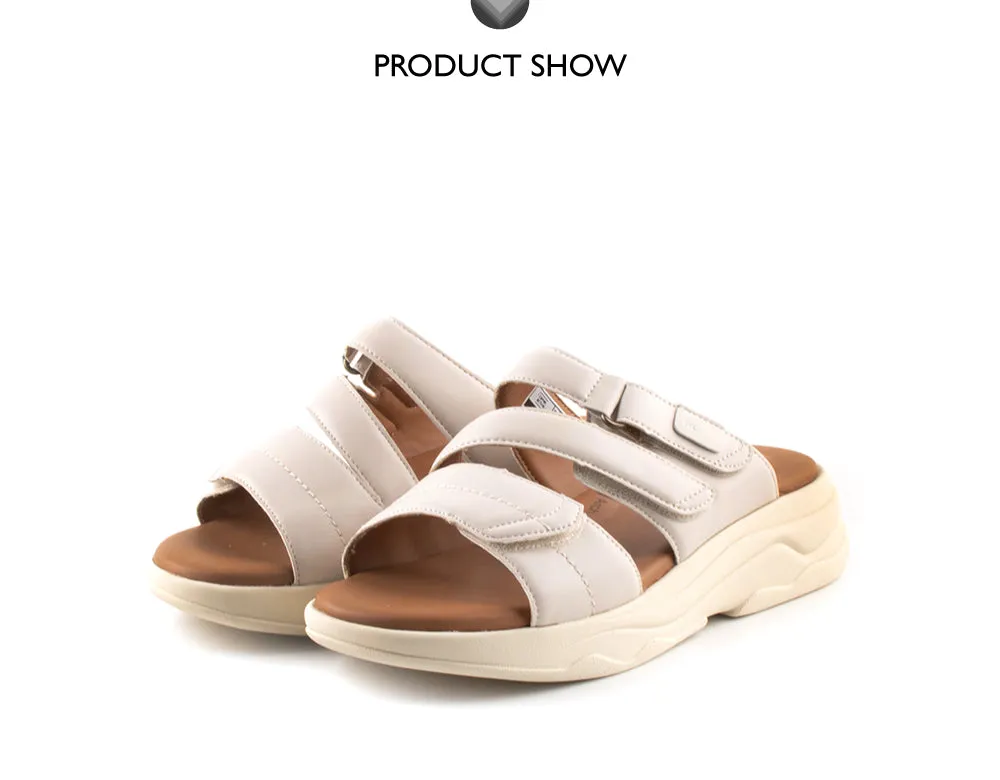camel active Women Iris Velcro-Strap Sandals -782404-DZ02SV-0-WHITE