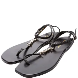 Cassandra Leather Thong Sandals Size 38
