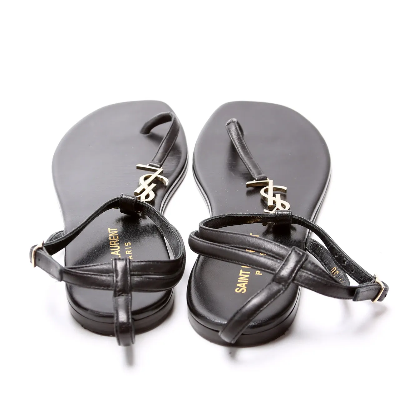 Cassandra Leather Thong Sandals Size 38
