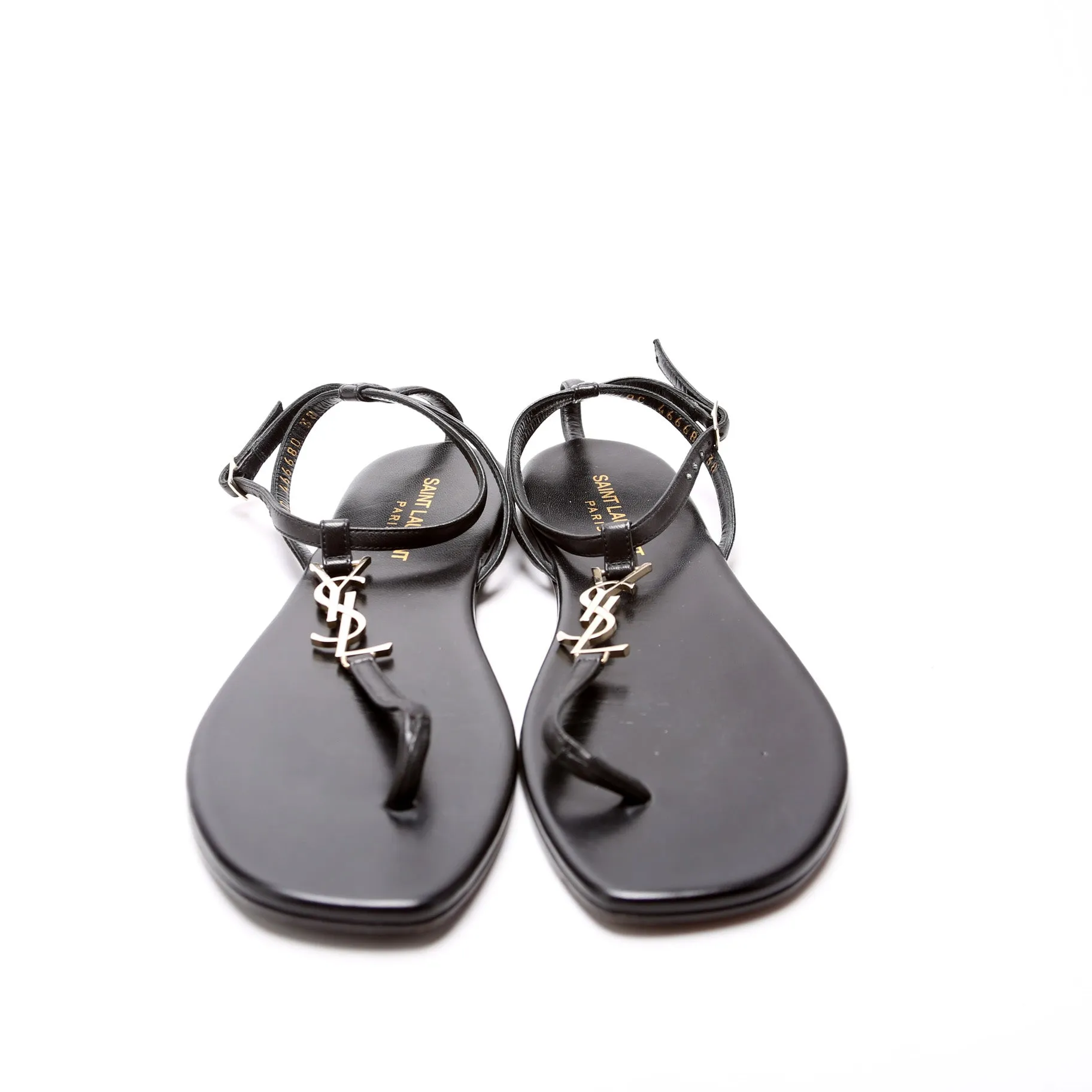 Cassandra Leather Thong Sandals Size 38