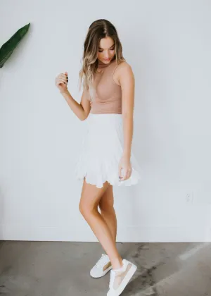 Chic Treatment Godet Skirt