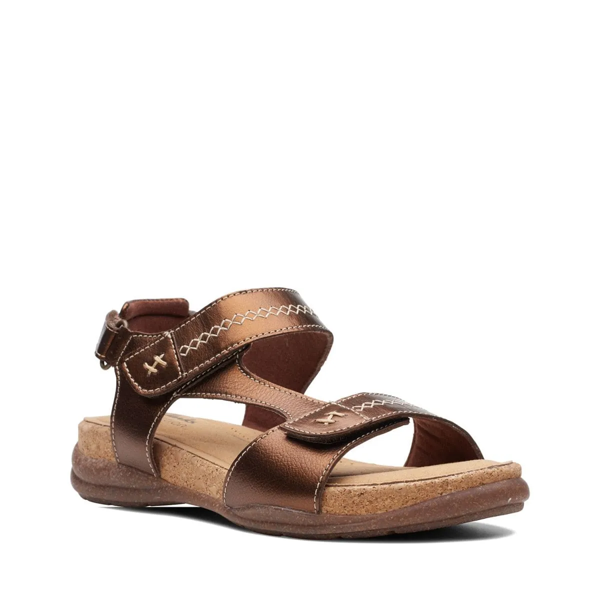 Clarks Women's Roseville Mae Sandals- Metallic