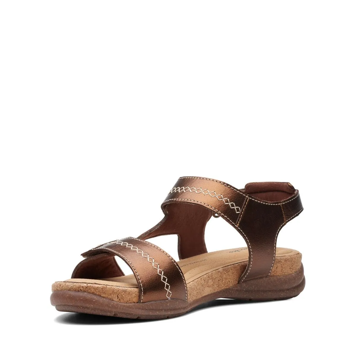 Clarks Women's Roseville Mae Sandals- Metallic