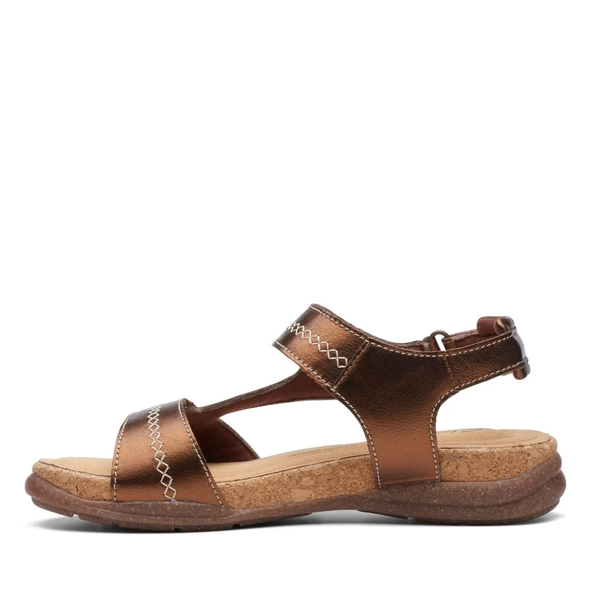 Clarks Women's Roseville Mae Sandals- Metallic