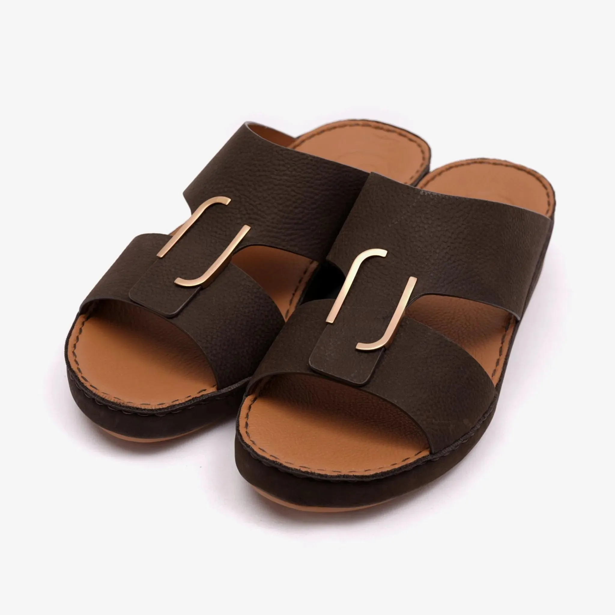 CLASSIC NAPPA PUCCINI ARABIC SANDALS BROWN