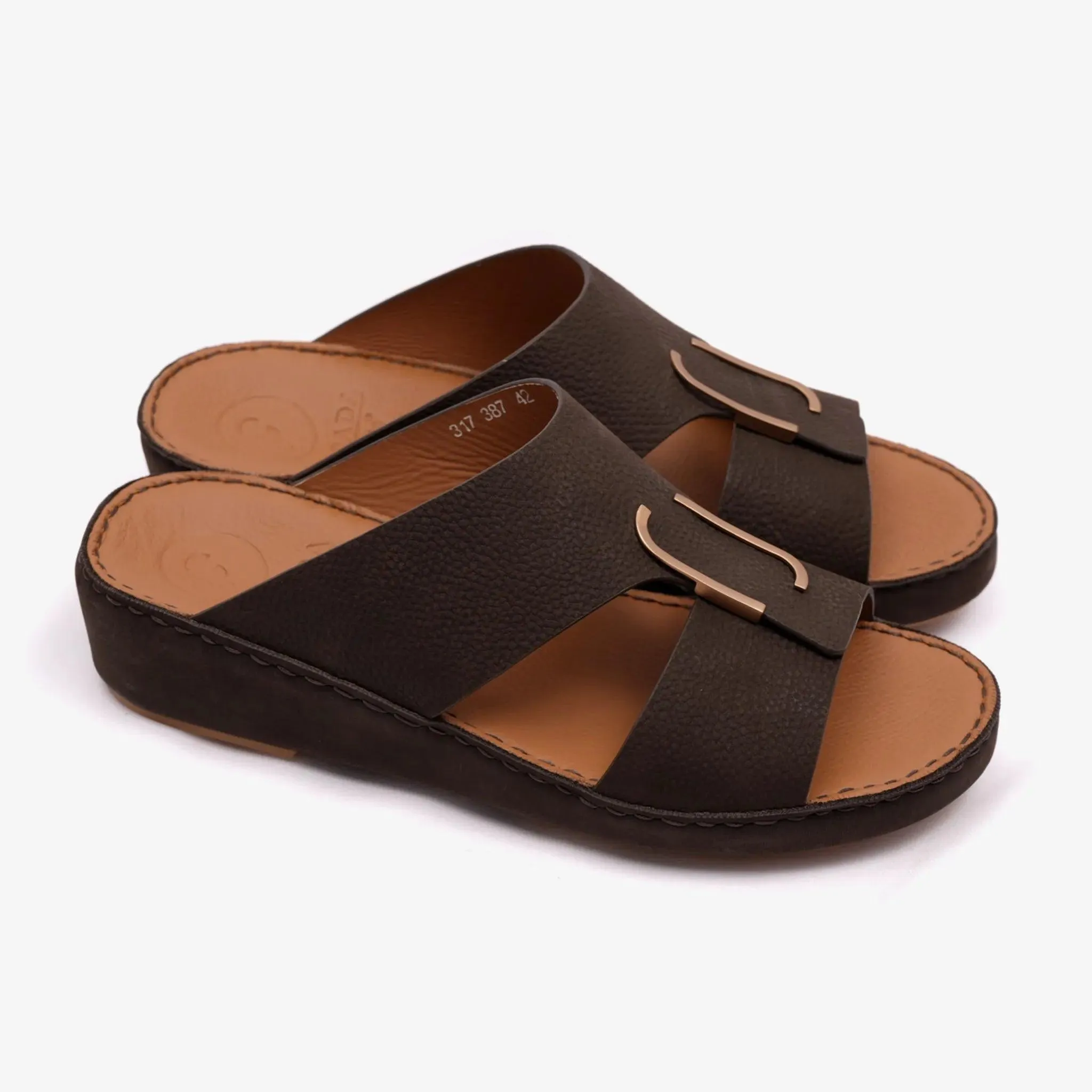 CLASSIC NAPPA PUCCINI ARABIC SANDALS BROWN