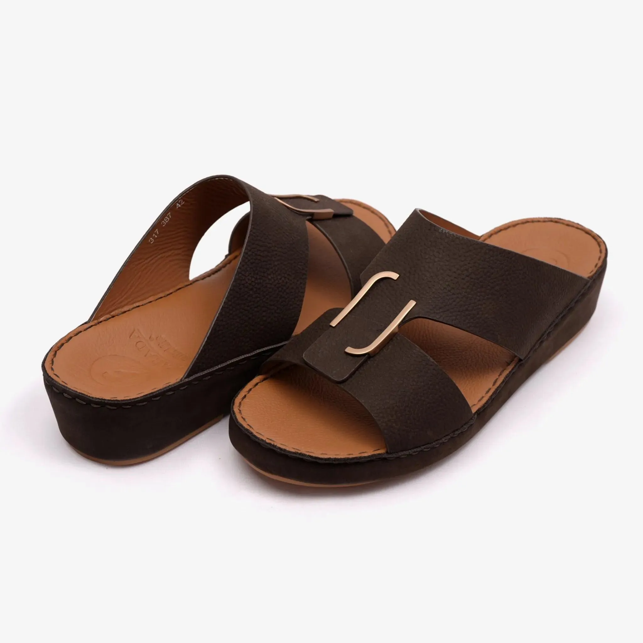 CLASSIC NAPPA PUCCINI ARABIC SANDALS BROWN