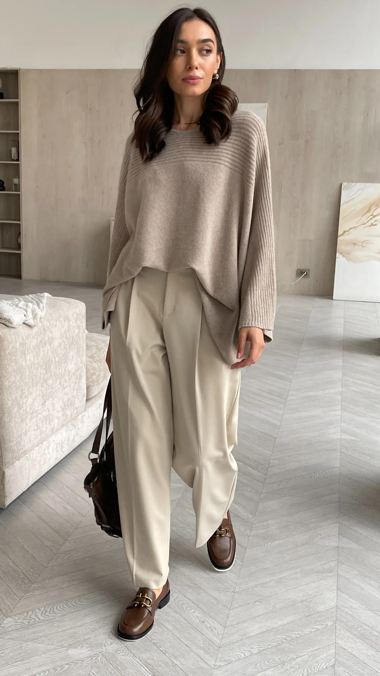 CORA SWEATER - CAMEL