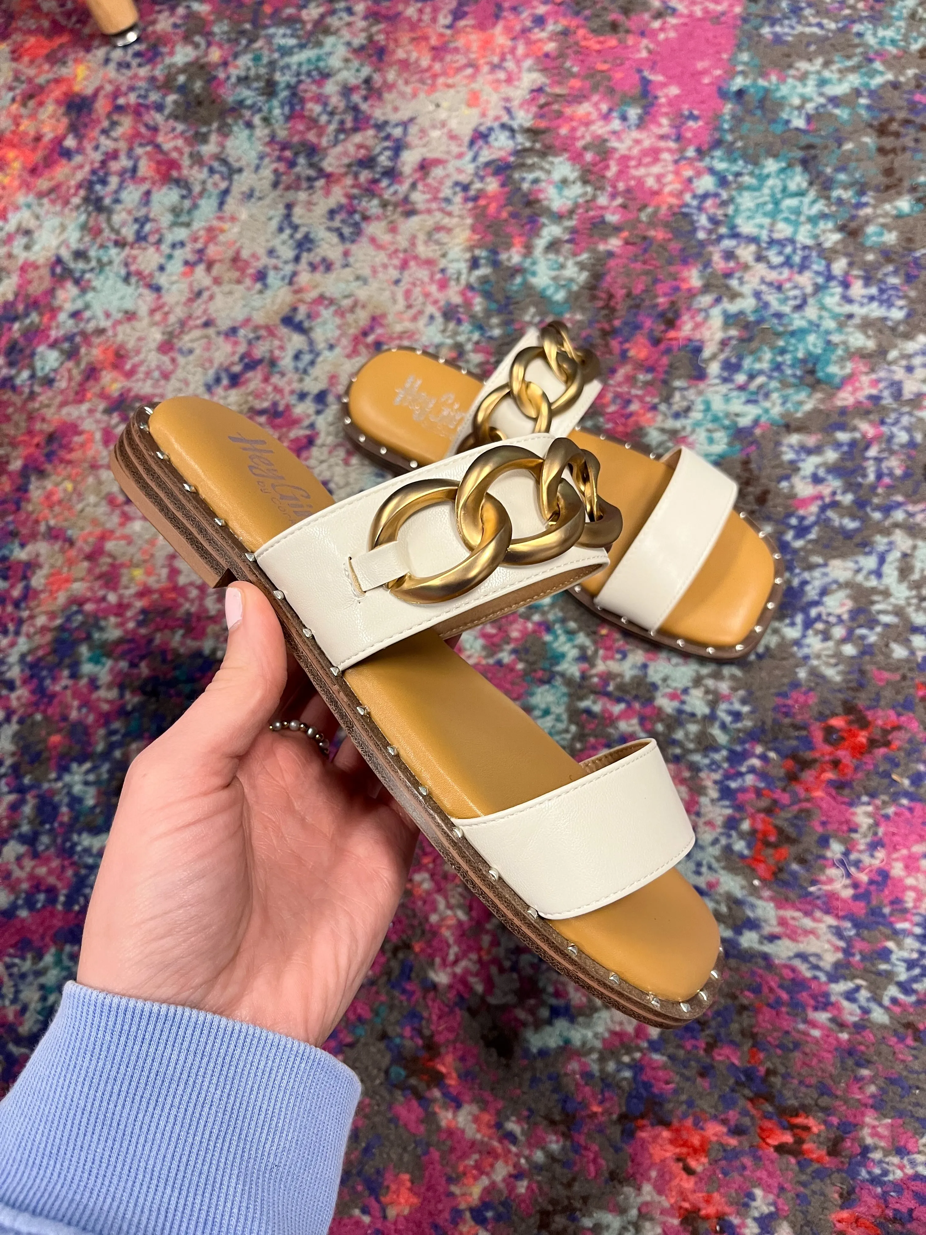 Corky's Catch Flights Not Feelings Sandals - Ivory