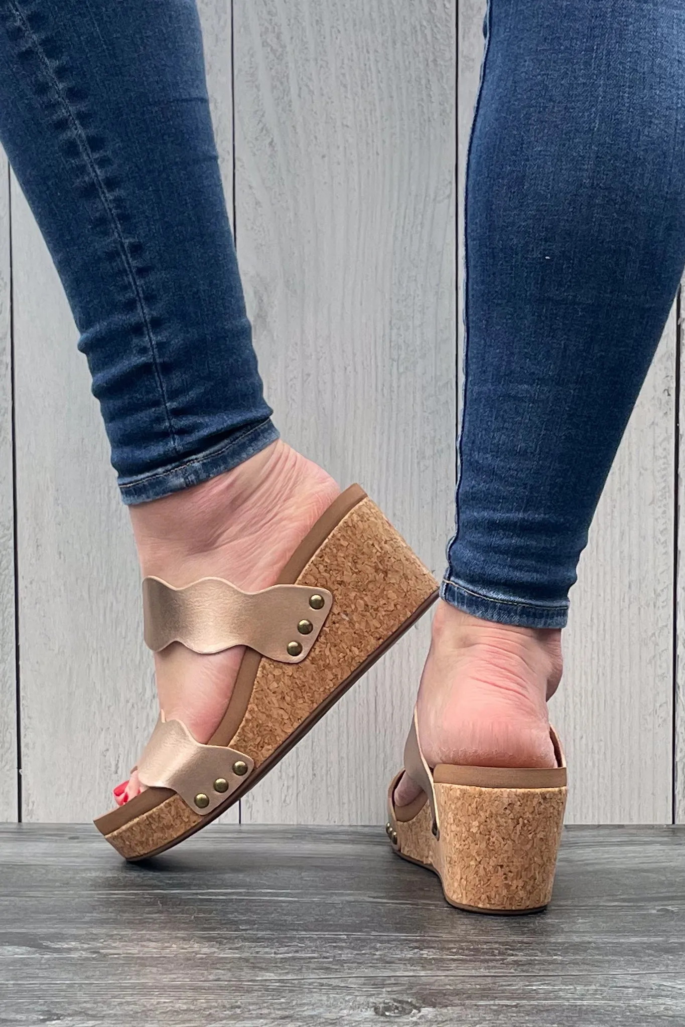 Corkys Obviously in Rose Gold