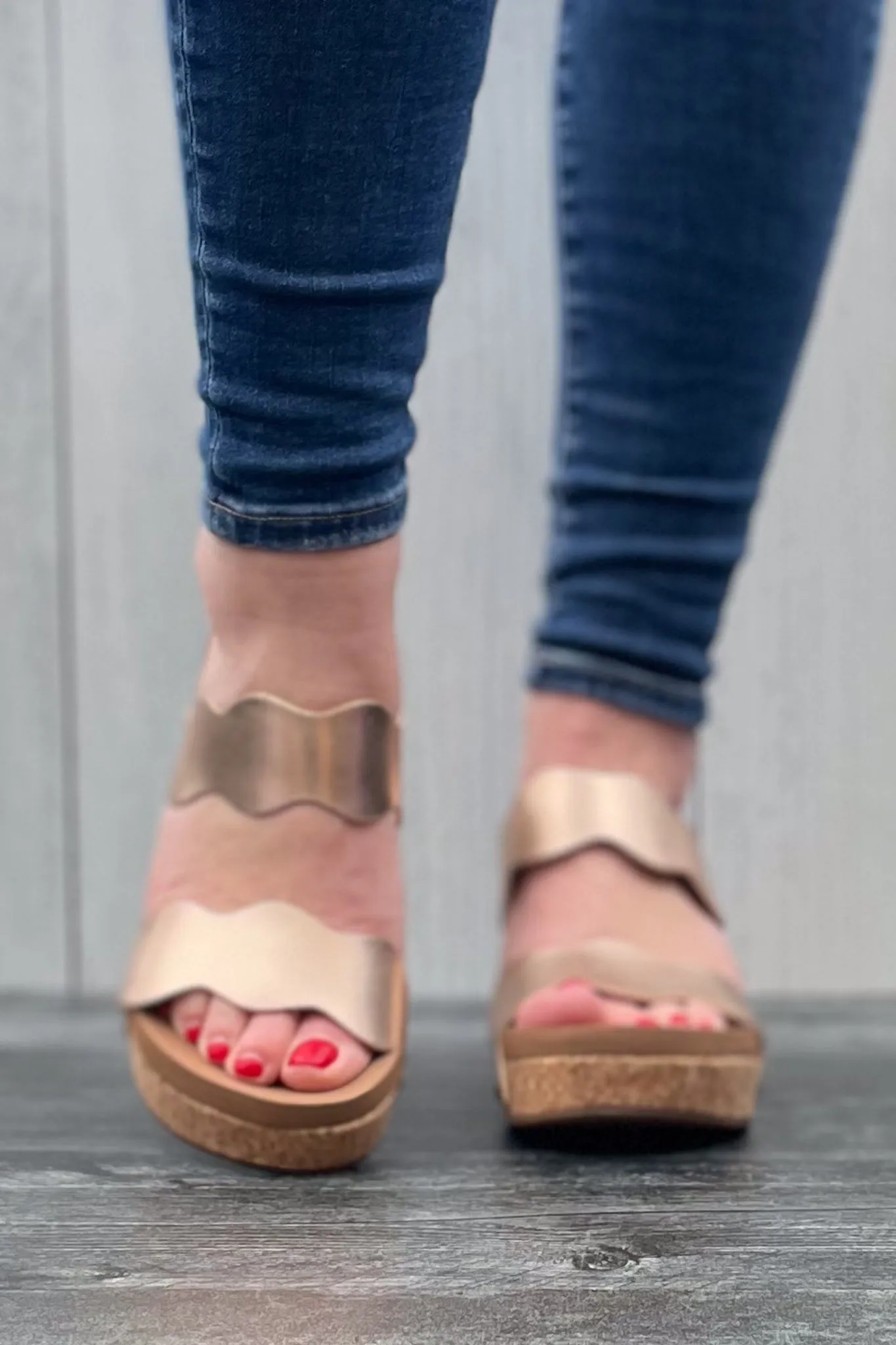 Corkys Obviously in Rose Gold