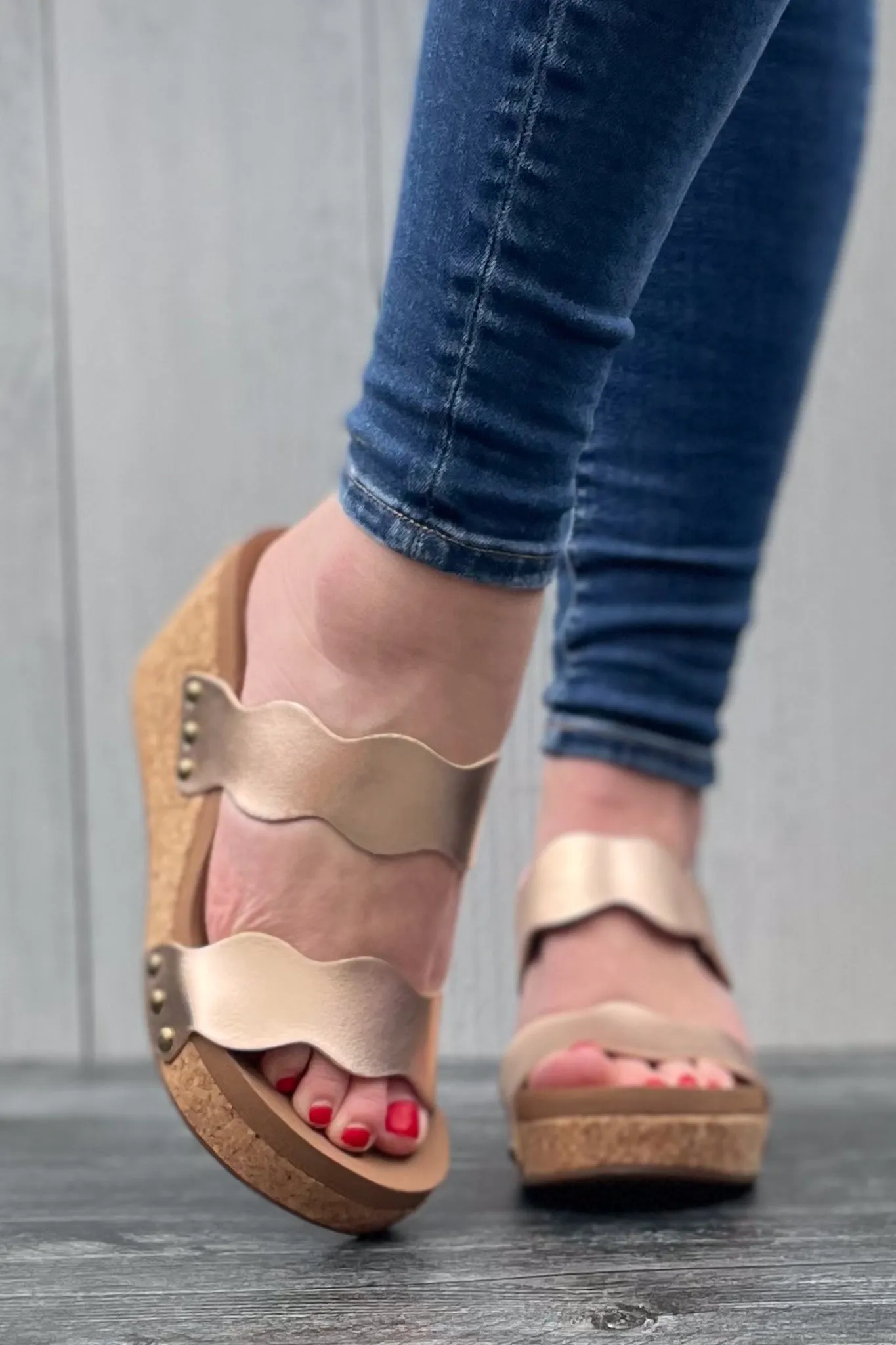 Corkys Obviously in Rose Gold