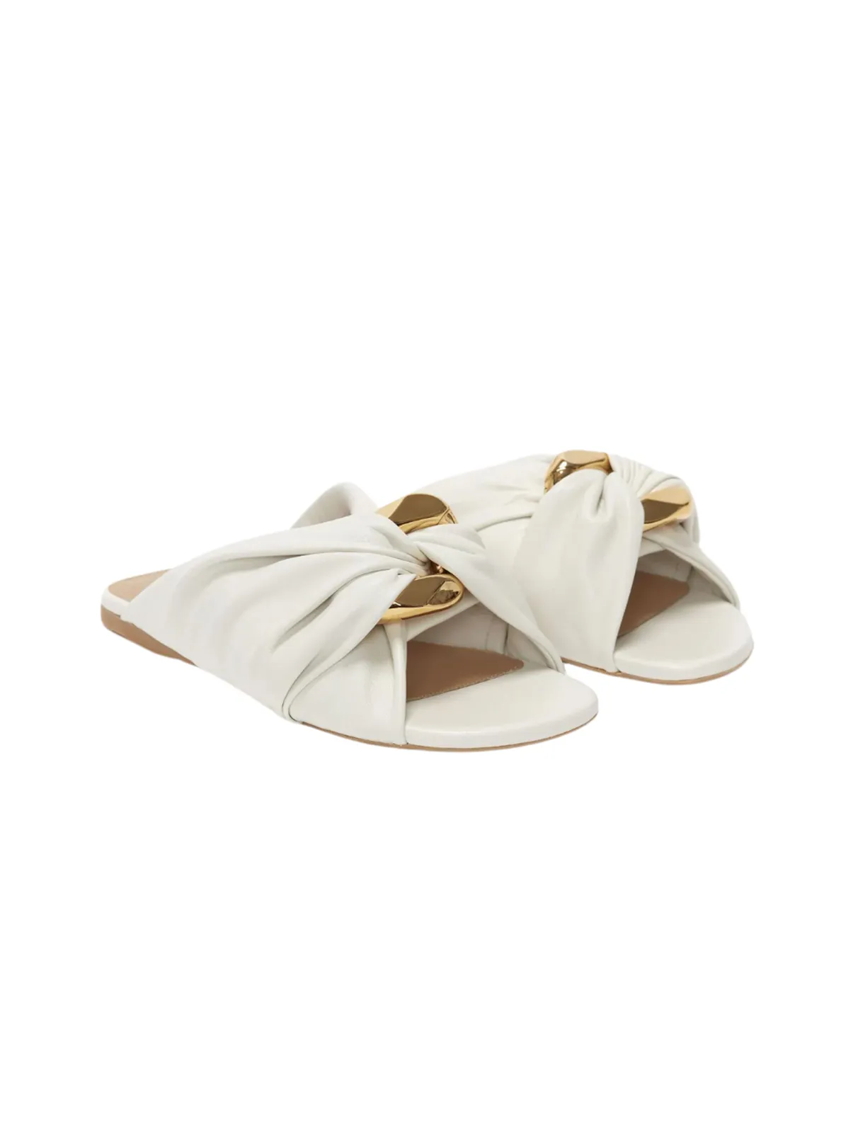 Corner Leather Flats