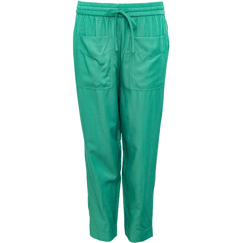 Costamani Wanna pocket detail drawstring trouser Green