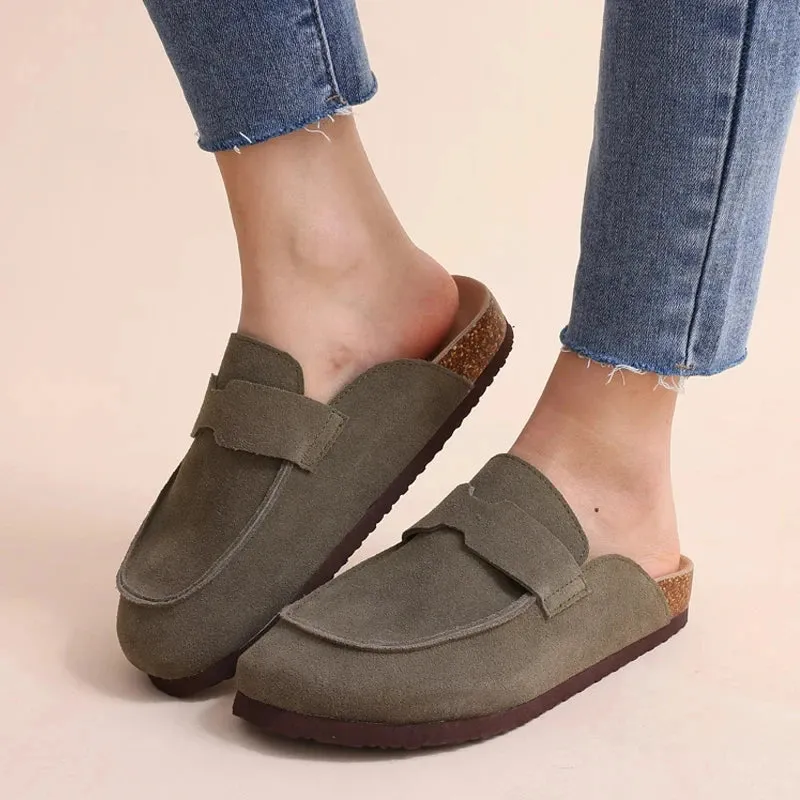 Crestar | Orthopedic Suede Clogs