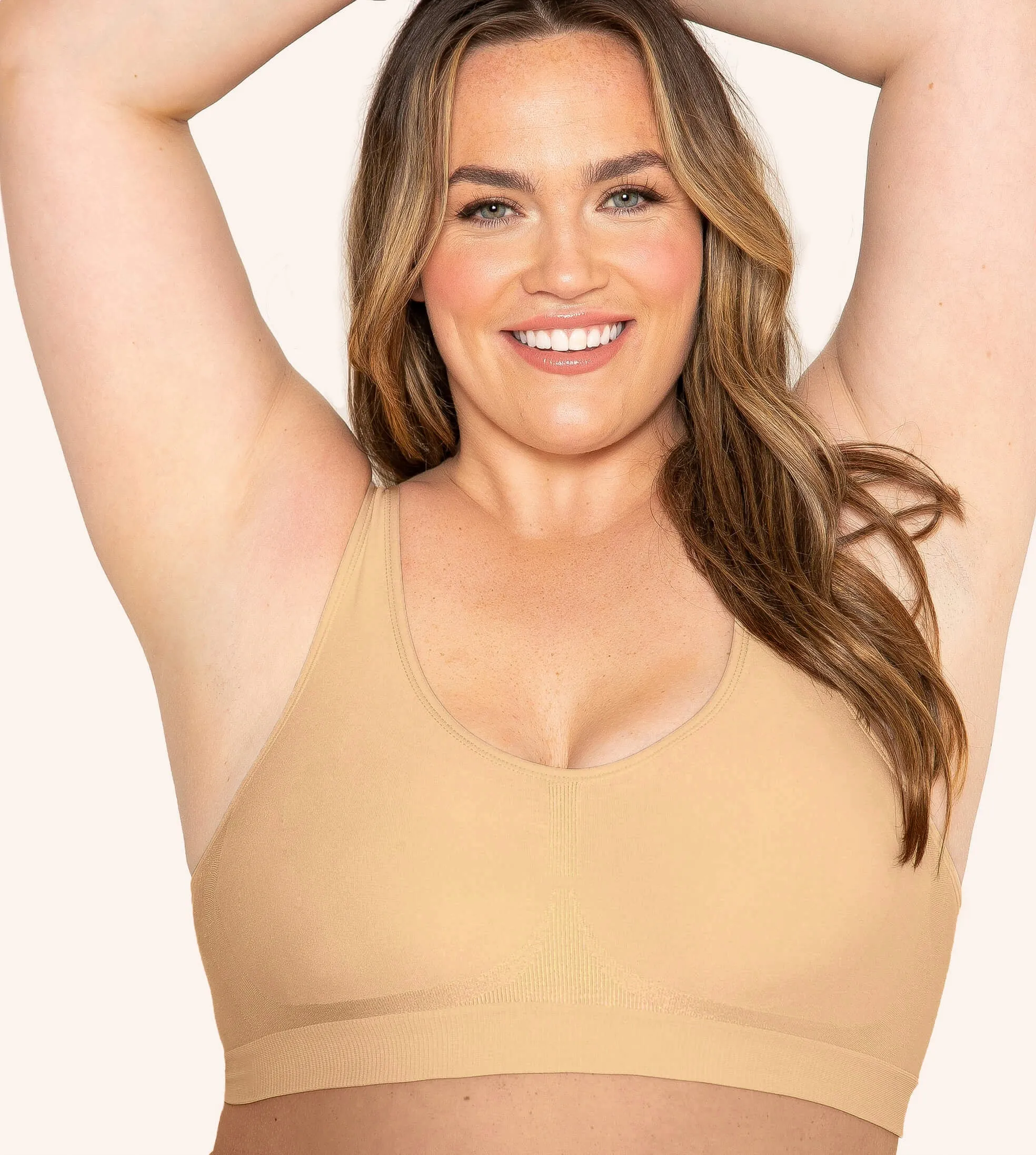 Daily Comfort Throw-on Wirefree Bra AA-DD