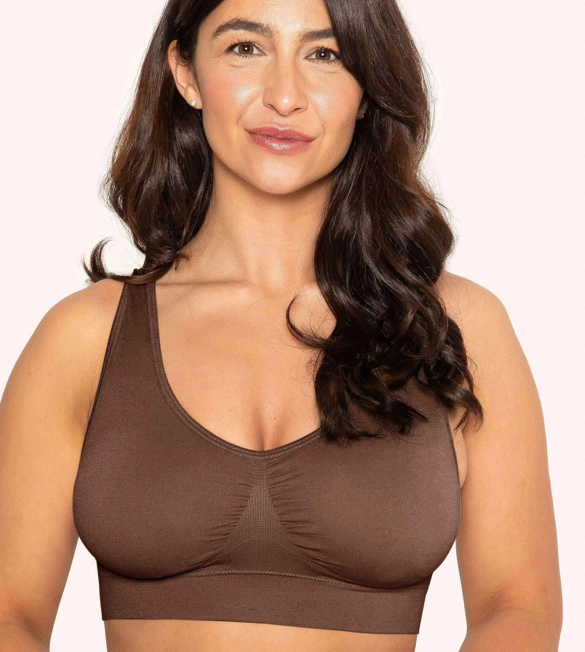 Daily Comfort Throw-on Wirefree Bra AA-DD