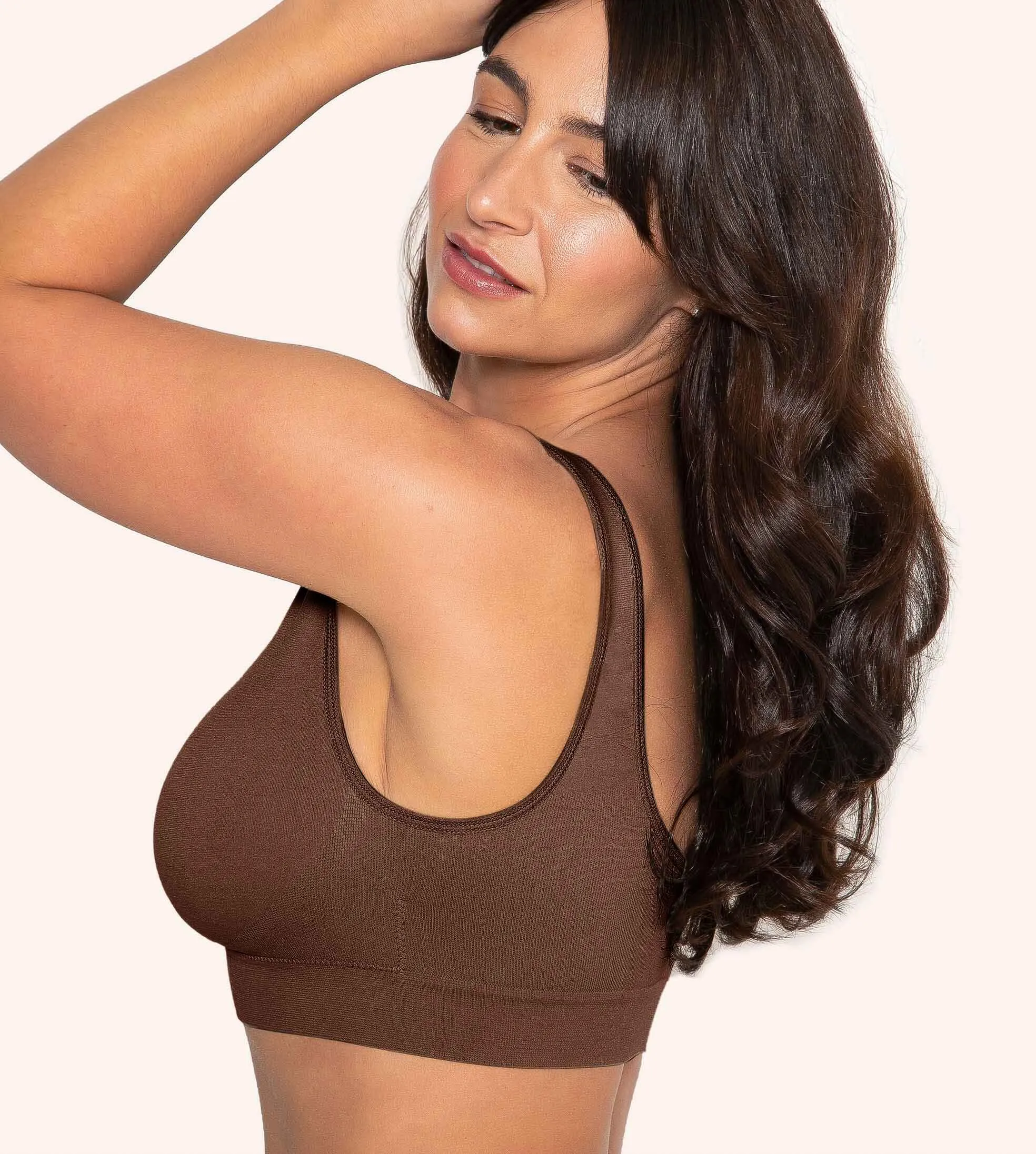 Daily Comfort Throw-on Wirefree Bra AA-DD
