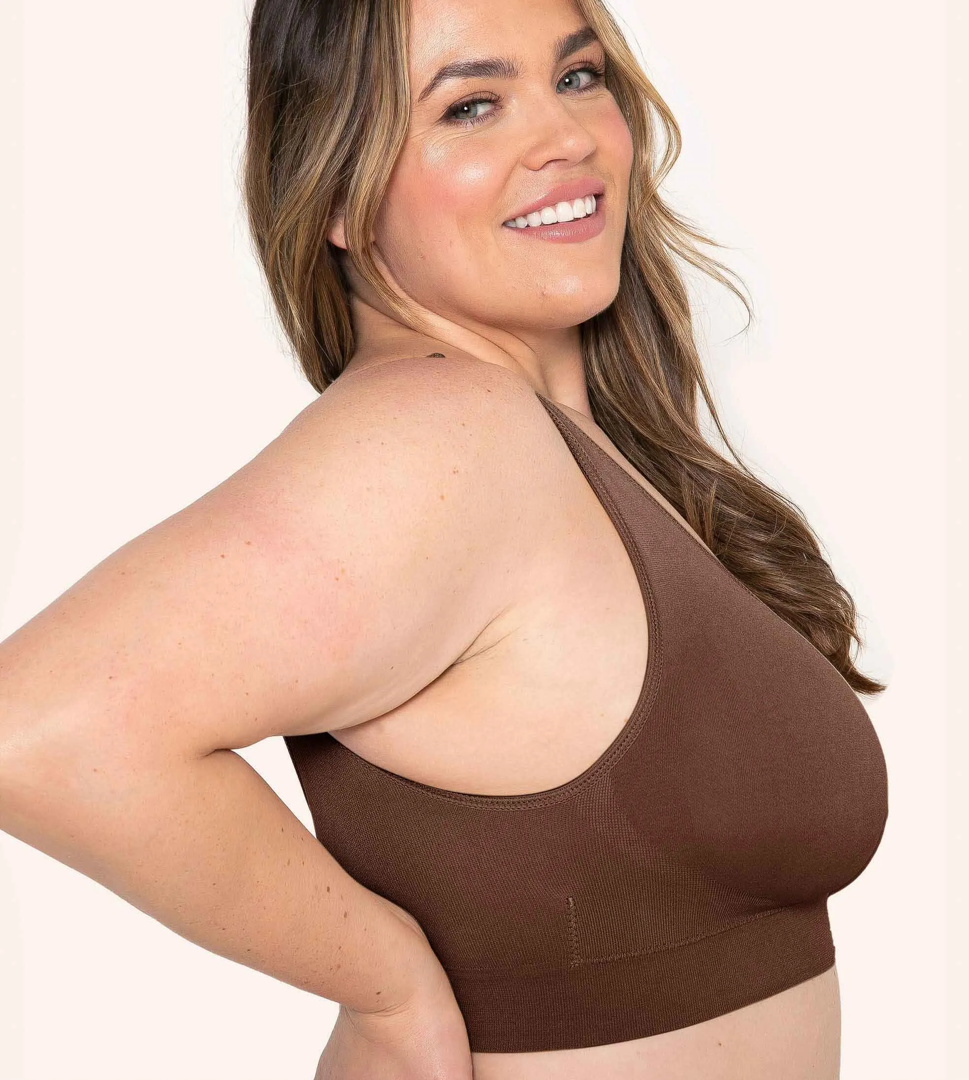 Daily Comfort Throw-on Wirefree Bra AA-DD