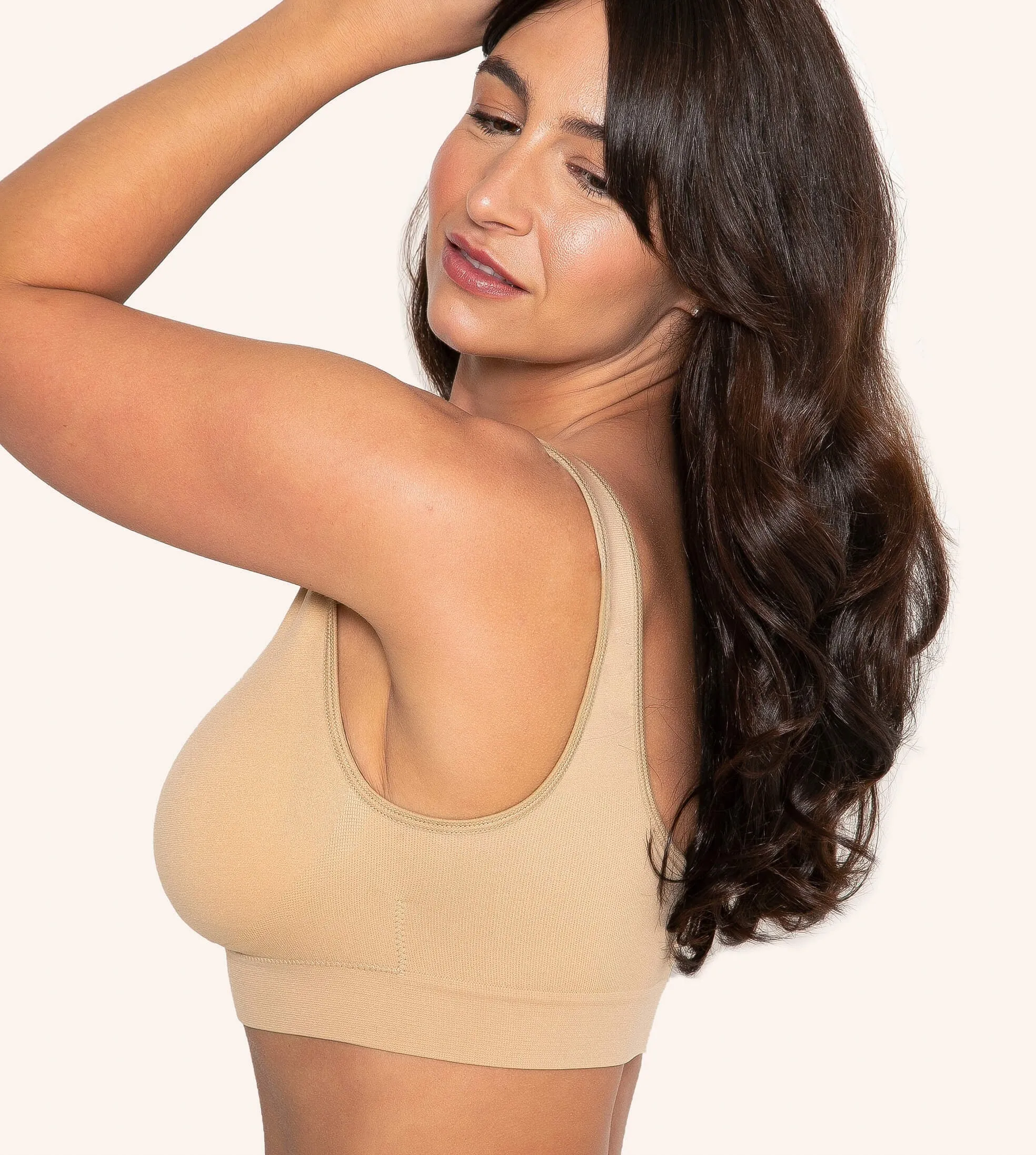 Daily Comfort Throw-on Wirefree Bra AA-DD