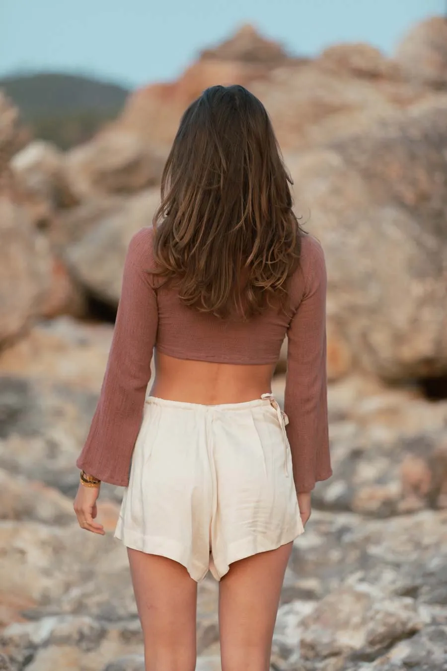 DEJA SHORTS BITTER CHOCLATE