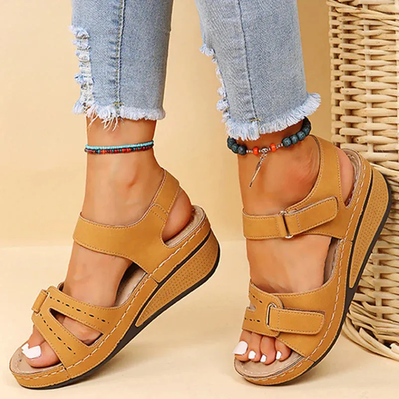 Elena™ – Summer Comfort Wedge Sandals