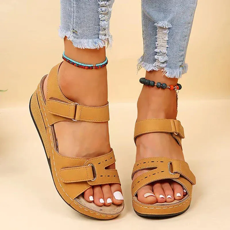 Elena™ – Summer Comfort Wedge Sandals